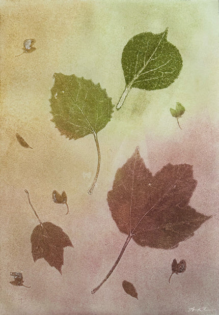 Autumn Leaves: Giclée archival reproduction print