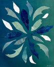 Natural Mandala: Hand-pulled Monoprint (Framed)