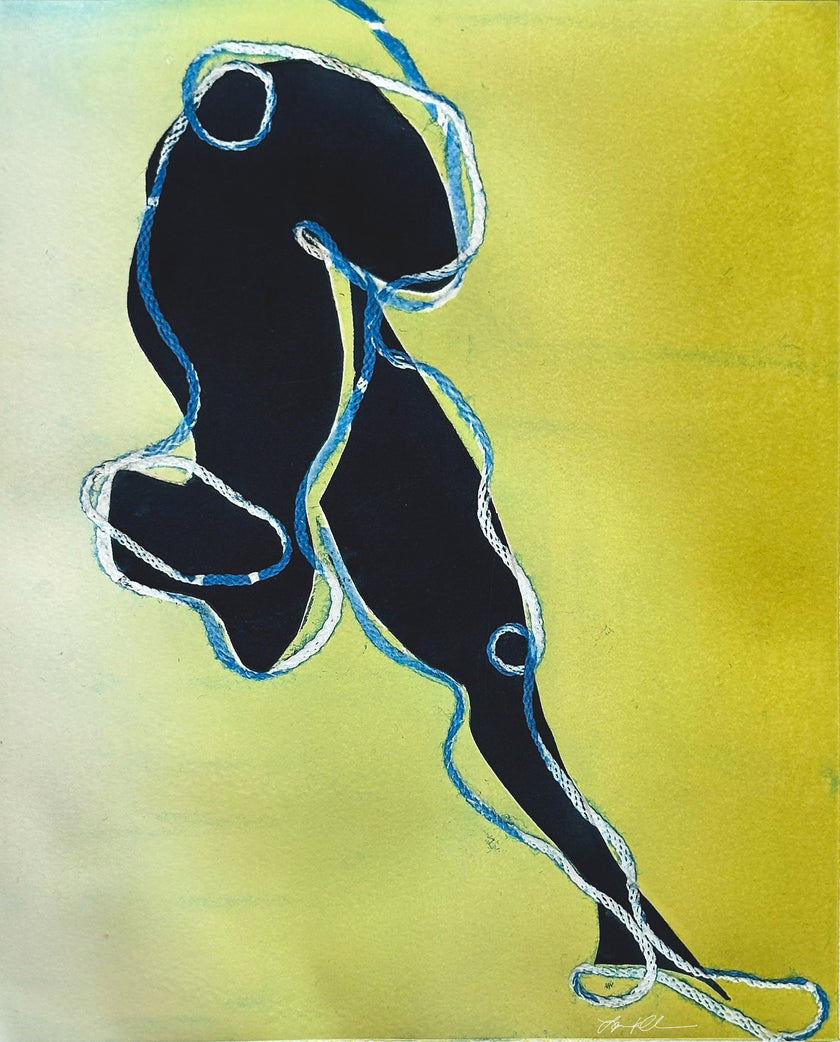 Found Dance: Hand-pulled Monoprint