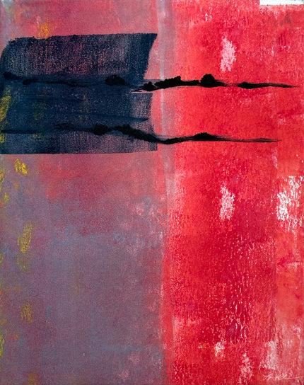 Abstract in Red: Giclée archival reproduction print