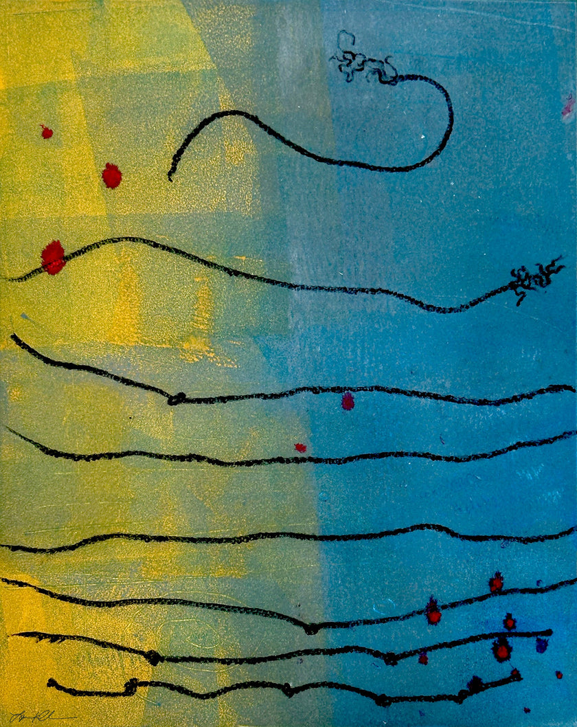 Release #1: Hand-pulled Monoprint