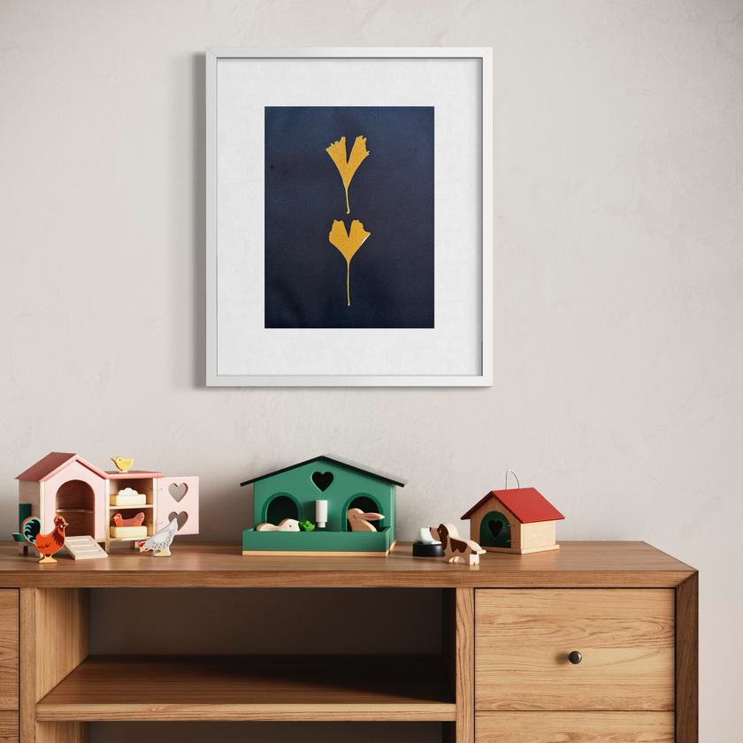 Ginkgo leaves: Giclée archival reproduction print