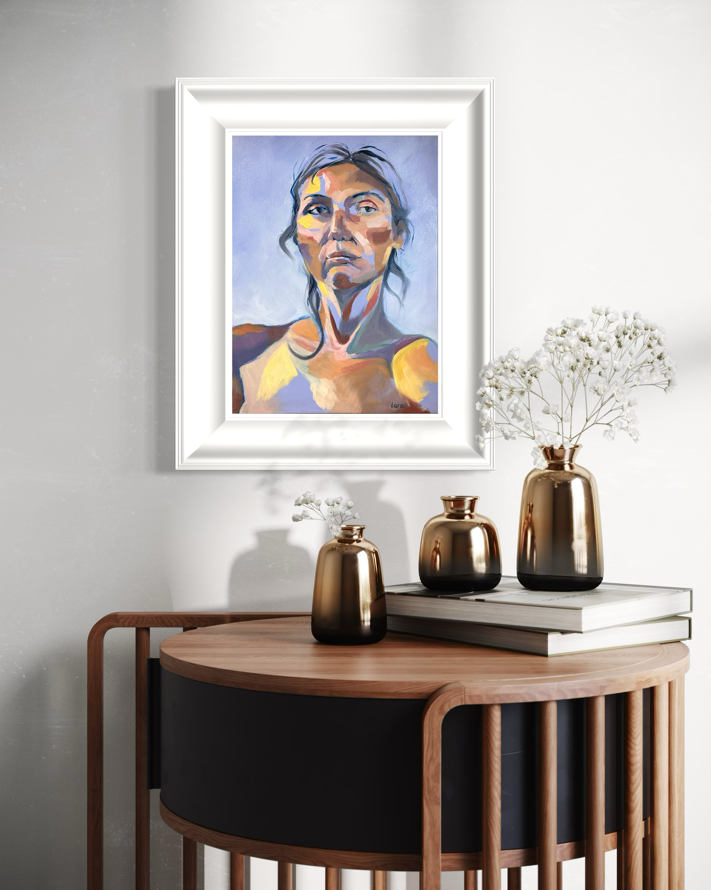 In Her Gaze (Framed)